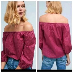 MAEVE* Maiden-off-the-Shoulder Tunic Top